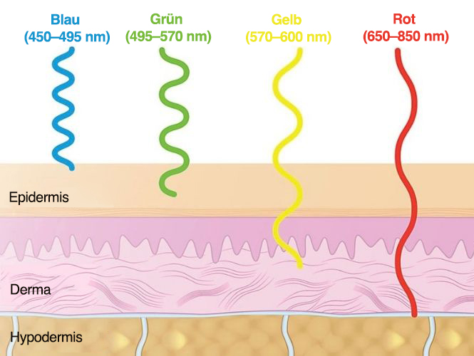 LED-Lichttherapie Schema - 2